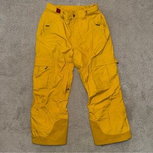 Flylow Gear Ski/Snowboard Pant Men's Medium Yellow #J2865